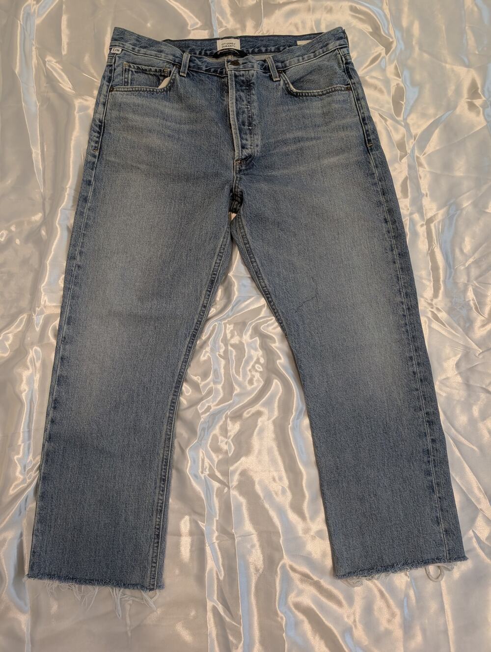 Citizens of Humanity Charlotte Light Wash Button Fly Jeans SZ 31